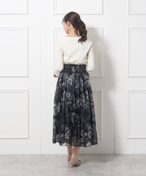 「couture brooch」 フレアスカート 36 ベージュ系その他 レディース_画像5