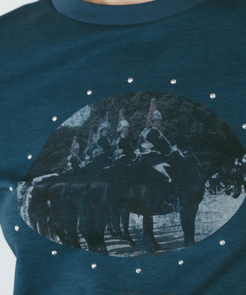 Knuth Marf（クヌースマーフ） tシャツ 半袖 studded compact tee