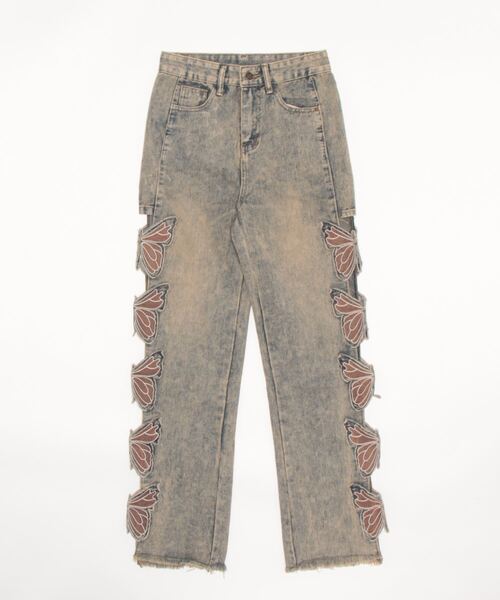 「almo」 デニムパンツ LARGE ブルー レディース_画像6