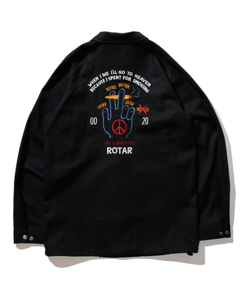 「ROTAR」 コーチジャケット MEDIUM カーキ メンズ_画像5
