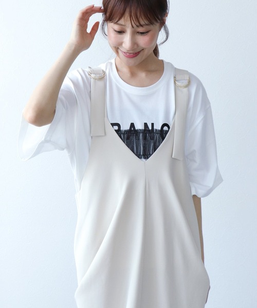 TRANOI tシャツ 半袖 TRANOIワイドTシャツ レディース : ZOZOTOWN 