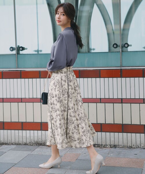 「ANY SIS」 セットアップ 2 ベージュ レディース_画像3