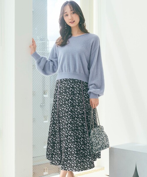 「ANY SIS」 セットアップ 2 ベージュ レディース_画像4