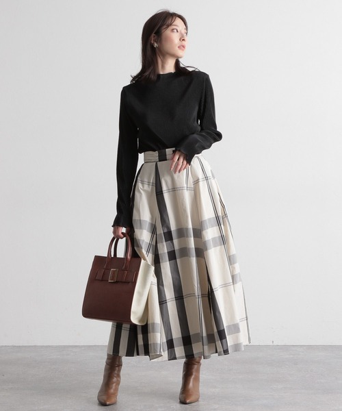 「Andemiu」 ロングスカート フリー ブラック レディース_画像5