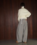 ワイドパンツ パンツ ハイウエストワイドレッグ...の詳細画像5