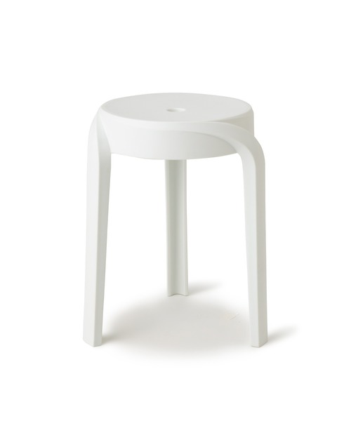 Francfranc 家具 ボルテックス スツール ホワイト : ZOZOTOWN