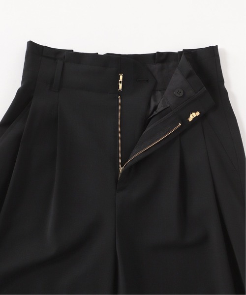 noble カーブシルエットパンツ NOBLE パンツ ハイウエストカーブシルエットパンツ : ZOZOTOWN