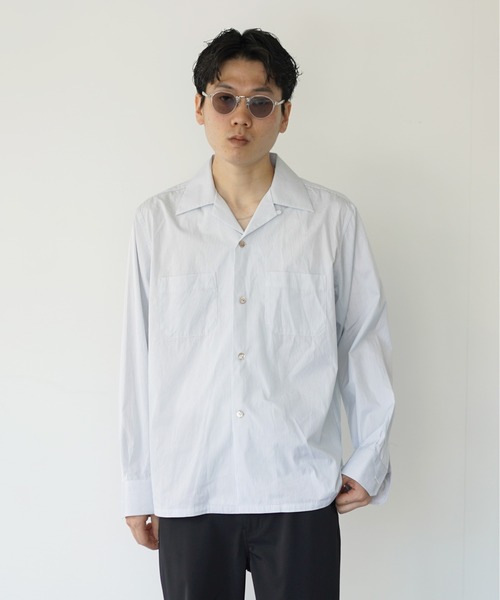 【限定色】 OVY THOMAS MASON 開襟シャツ THOMAS MASON OPEN COLLAR SHIRT