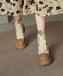 aimoha ブーツ 厚底ショートブーツ レディース : ZOZOTOWN Yahoo
