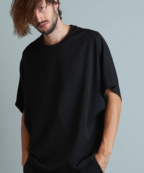 NO ID. tシャツ Tシャツ mt8167-チェンジングドルマンスリーブ