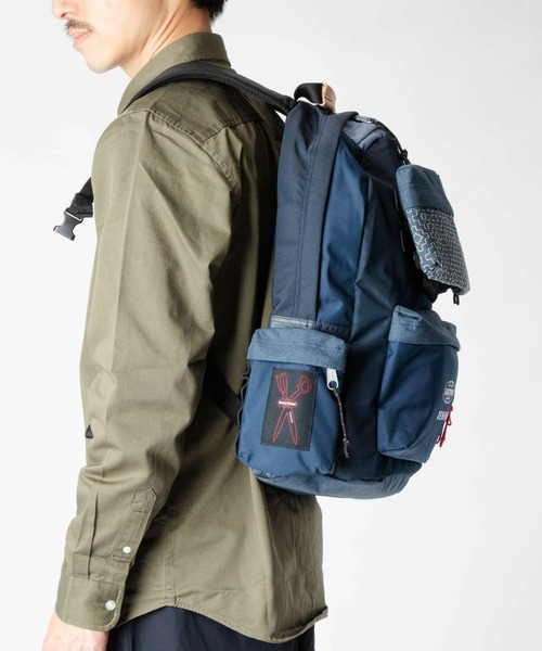新品タグ◇eastpak DENHAM ポーチ付きバックパックリュック セール】PADDED DENHAM EASTPAK BACK PACK イーストパック