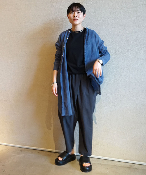 journalstandard luxeストレッチワッシャークロスオーバーパンツ JOURNAL STANDARD LUXE パンツ ストレッチワッシャー クロス