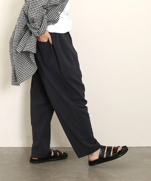 journalstandard luxeストレッチワッシャークロスオーバーパンツ ストレッチワッシャー クロスオーバーパンツのコーディネート