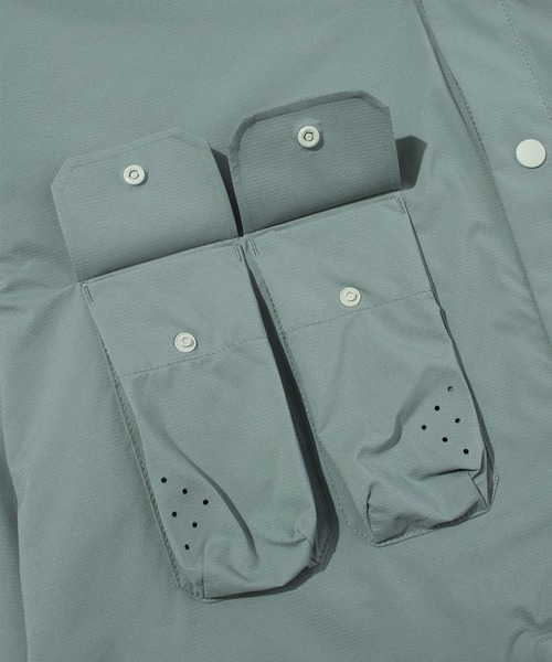 f/ceエフシーイーパーテックスウォータープルーフハンティングシャツL F/CE. シャツ PERTEX WATERPROOF TECHNICAL CARDIGAN / エフシー