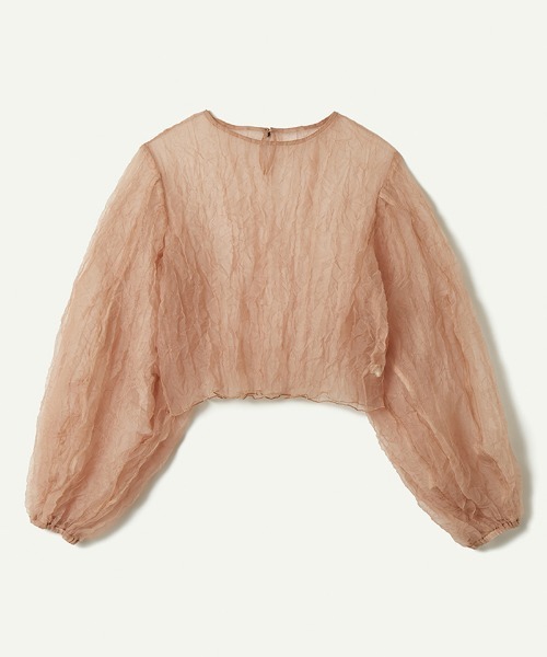 トップス leinwande Recycle Organdy Pleats TShirts leinwande tシャツ Recycle Organdy Pleats Top レディース