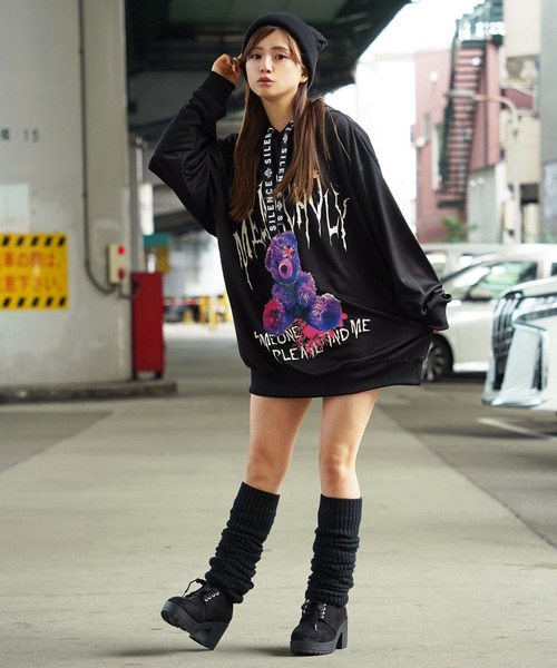 パーカー 「unisex」病み系 グラフィック / Sickly Graphic