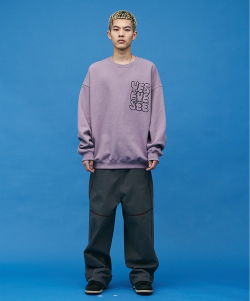 スウェット・トレーナー YESEYESEE CLogo Hoodie Pear Green YS250TSWHO01PGN YESEYESEE（イエスアイシー）の「C-Logo Sweatshirt（スウェット