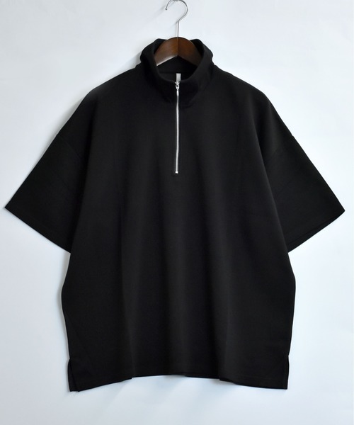 Starting Over tシャツ double knit half zip T-shirt/接触冷感