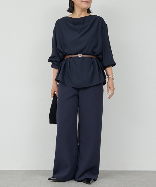 新品完売★12／1までラスト★GALLARDAGALANTEワイドカーゴパンツ GALLARDAGALANTE｜【CHIKAコラボ】【美脚パンツ】ワイドドロスト