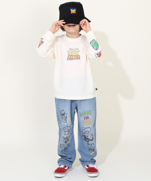 ディズニー　トイストーリー帽子　刺繍バケットハット　2個セット ディズニー トイストーリー帽子 刺繍バケットハット 2個セット