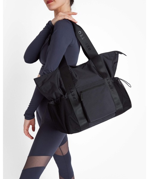 repetto美品 ボストンバッグ トートバッグ　ダンスバッグ　ナイロン　黒 Knitted Shopping Bag｜ダンスバッグ | レディース | ダンス