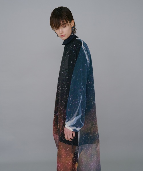 NON TOKYO ワンピース DIRECT PRINT SHEER ONE-PIECE : ZOZOTOWN