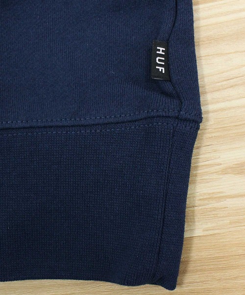 HUF トレーナー スウェット コーデュロイアップリケ クオリティ