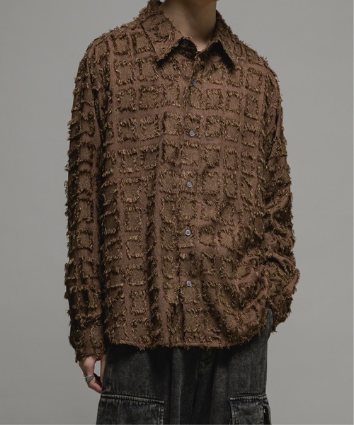Casper John シャツ Various loose shirts-box fringe-バリアス