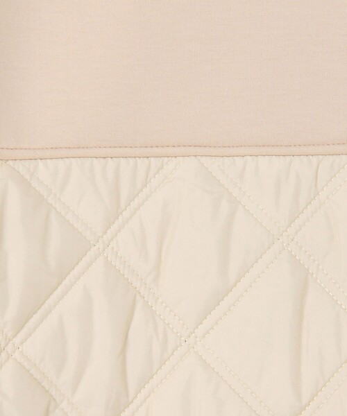 MICO COULIER ノーカラーコート コート ダンボールニット高密度タフタ