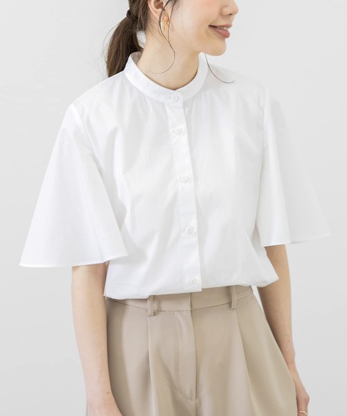 「URBAN RESEARCH Sonny Label」 半袖ブラウス FREE ホワイト レディース URBAN RESEARCH Sonny Label 「URBAN Label」 半袖ブラウス FREE
