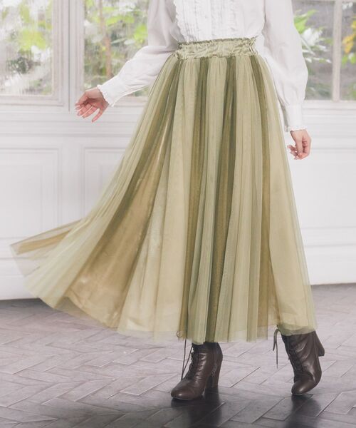 PRETA PORTER ピンク レース ひざ丈スカート サイズ13 PRETA PORTER ピンク レース ひざ丈スカート サイズ13