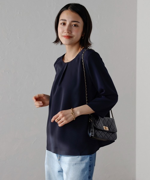 etre pret ブラウス シャツ 七分袖ブラウス レディース