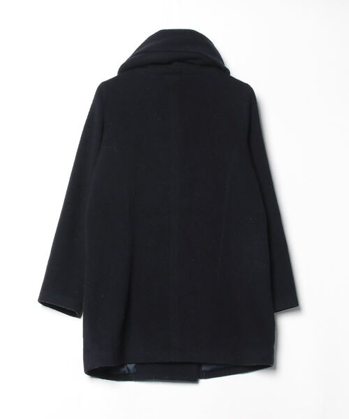 「SOFFITTO」 ダッフルコート - ネイビー レディース_画像2