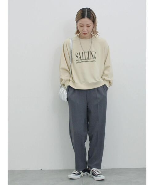 美品25SS ENCOMING サマー ツイード イージー パンツ 822P▲ WEB限定】サマーツイードパンツ