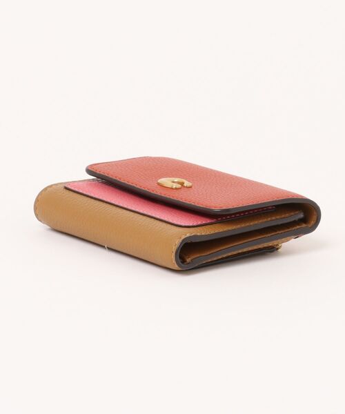 COACH 財布 ミラ スモール フラップ ウォレット・カラーブロック