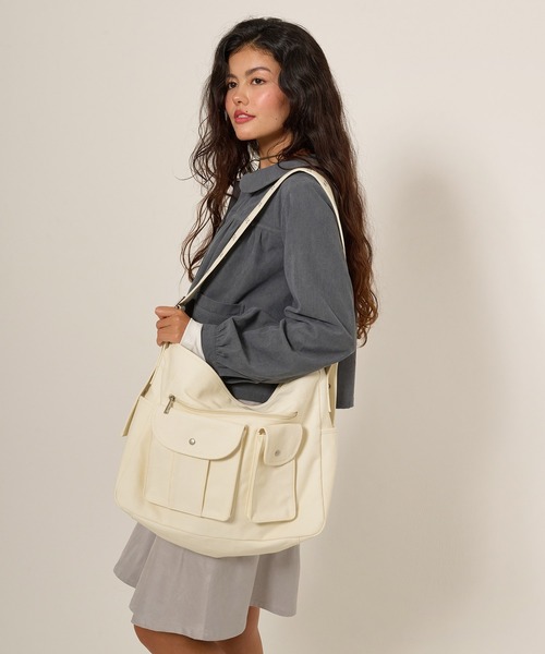 tina jojun ショルダーバッグ TINA：JOJUN ショルダーバッグ バッグ キャンバス バックル
