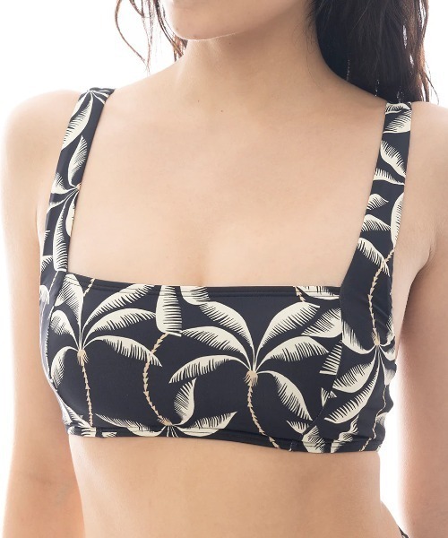 BILLABONG セパレート水着葉柄 ブラック/ホワイト BILLABONG 水着 レディース DREW BRALETTE BIKINI 「2025年春夏
