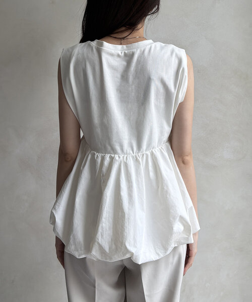 CAPRICIEUX LE'MAGE tシャツ バルーンドッキングTシャツ
