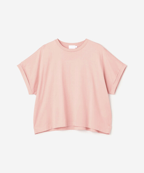 handvaerk 60/2 CREW NECK WIDE T-SHIRTピンク HANDVAERK 60/2 CREW NECK WIDE T-SHIRT（Tシャツ／カットソー
