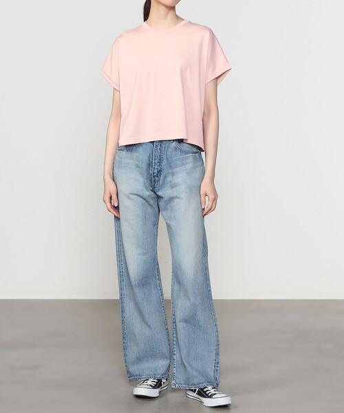 handvaerk | 60/2 クルーネック ワイドTシャツ SOLID handvaerk | 60/2 クルーネック ワイドTシャツ SOLID WOMEN（T