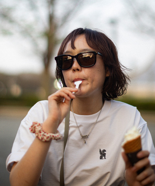 CHROME（クローム） tシャツ 「 」LSC TEE WIDE FIT GWG / ライム
