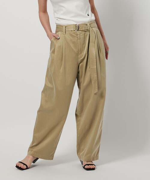 BEAUTY&YOUTH キュプラブレンド ベルテッド パンツ　新品未使用 BEAUTY＆YOUTH UNITED ARROWS パンツ キュプラブレンド