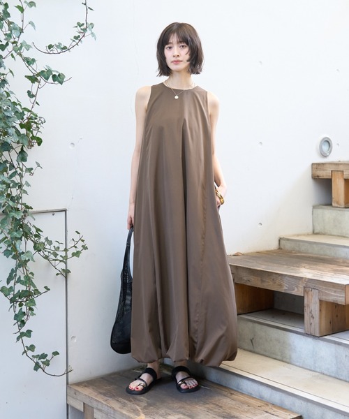Rouge vif（ルージュ ヴィフ） ワンピース ノースリーブ バルーン