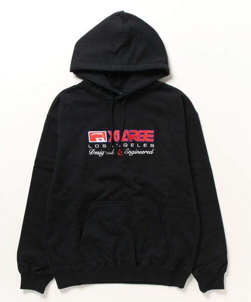 美品 XLARGE イーグル刺繍パーカー 黒 XL ストリート フーディ XLARGE 新品未使用 パーカー フーディー（XLARGE（エクストラ