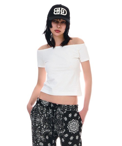tシャツ OFF SHOULDER FIT TEE レディース