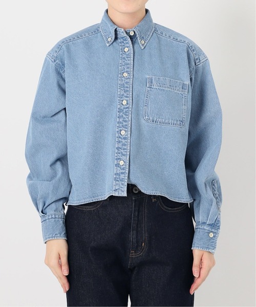 「SLOBE IENA」 長袖シャツ FREE ブルー レディース