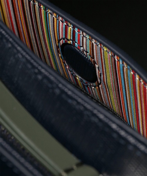 【極美品】ポールスミス シグネチャー ストライプ ボディバッグ ショルダーバッグ Paul Smith（ポール・スミス） ショルダーバッグ シグネチャー