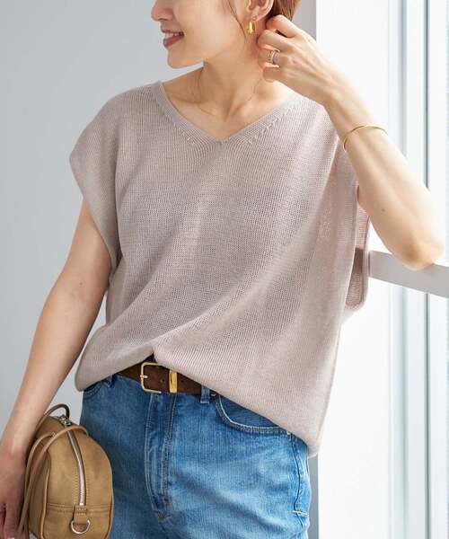 IENA コットンギマ　フレンチプルオーバー IENA｜コットンギマ フレンチプルオーバー | Rakuten Fashion