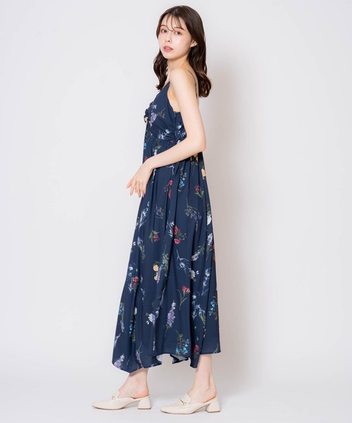 NOELA ボタニカルツイストキャミワンピース NOELA（ノエラ） ワンピース 「15周年」ボタニカルツイストキャミ