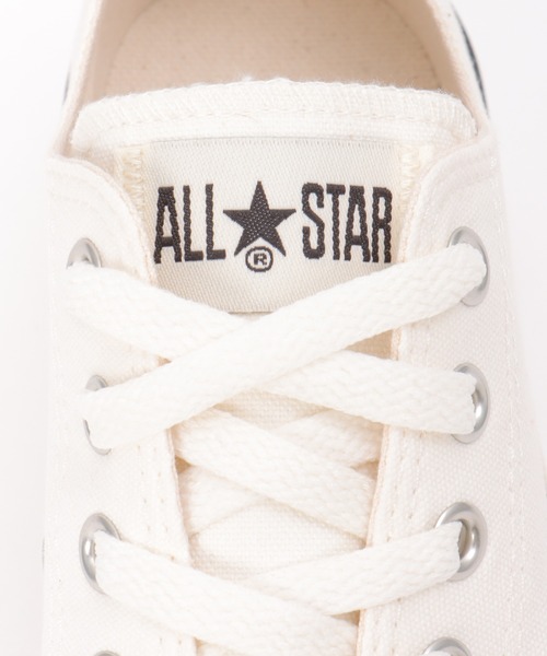 「CONVERSE」 ローカットスニーカー 24.5cm ブラック レディース